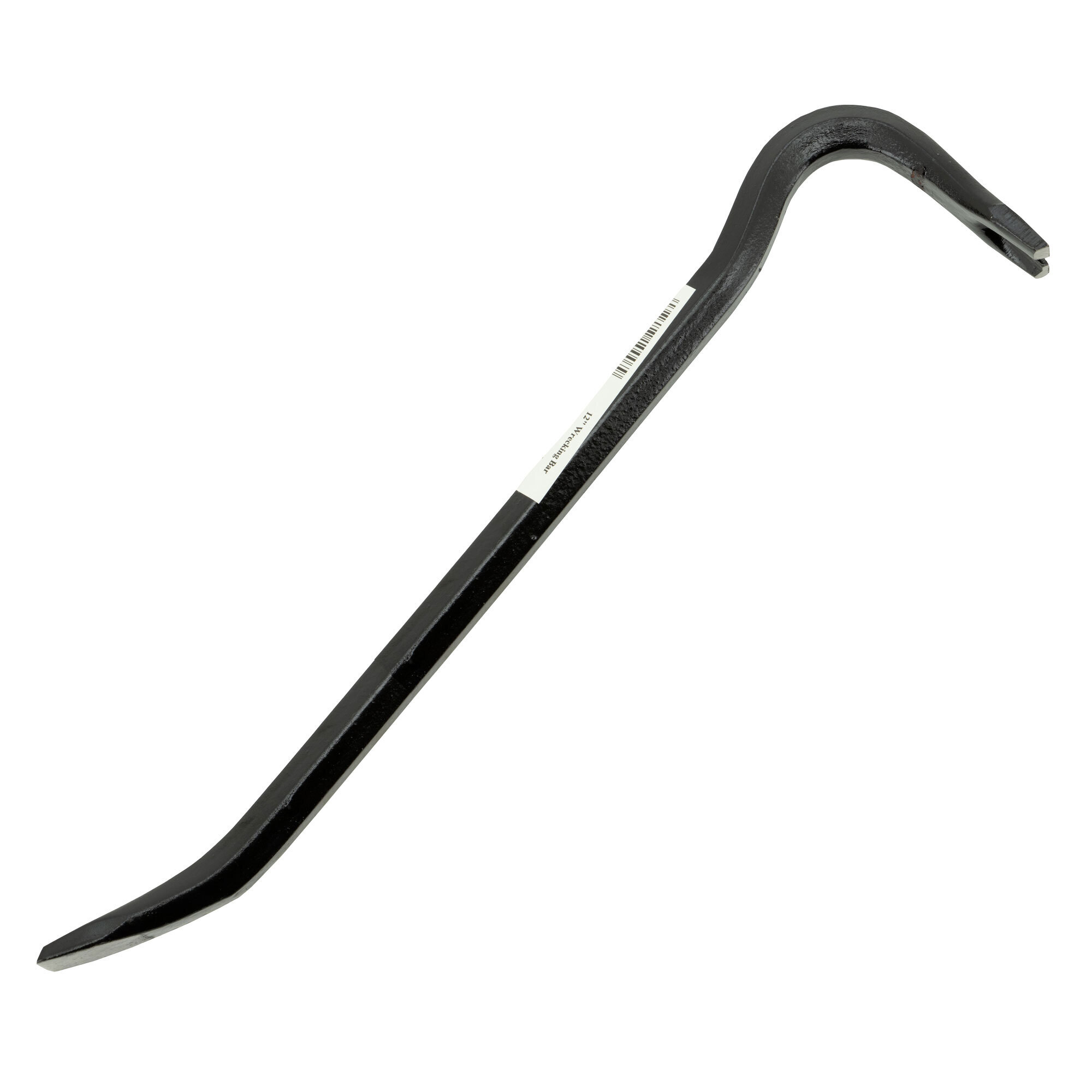 Wrecking bar, pry bar goose neck
